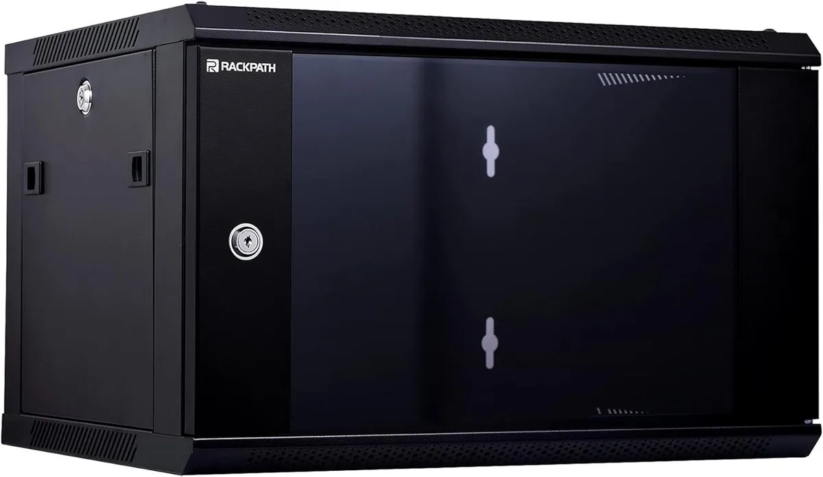 BFKK BFKK 6U Wall Mount Server Cabinet Black 110 lbs — product photo