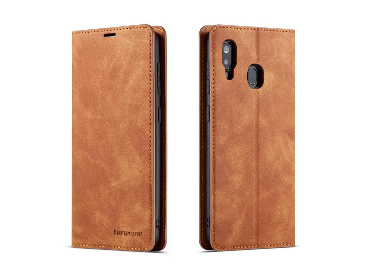 BONAEVER BONAEVER Samsung Galaxy A20e PU Leather TPU Bumper Wallet Case — product photo