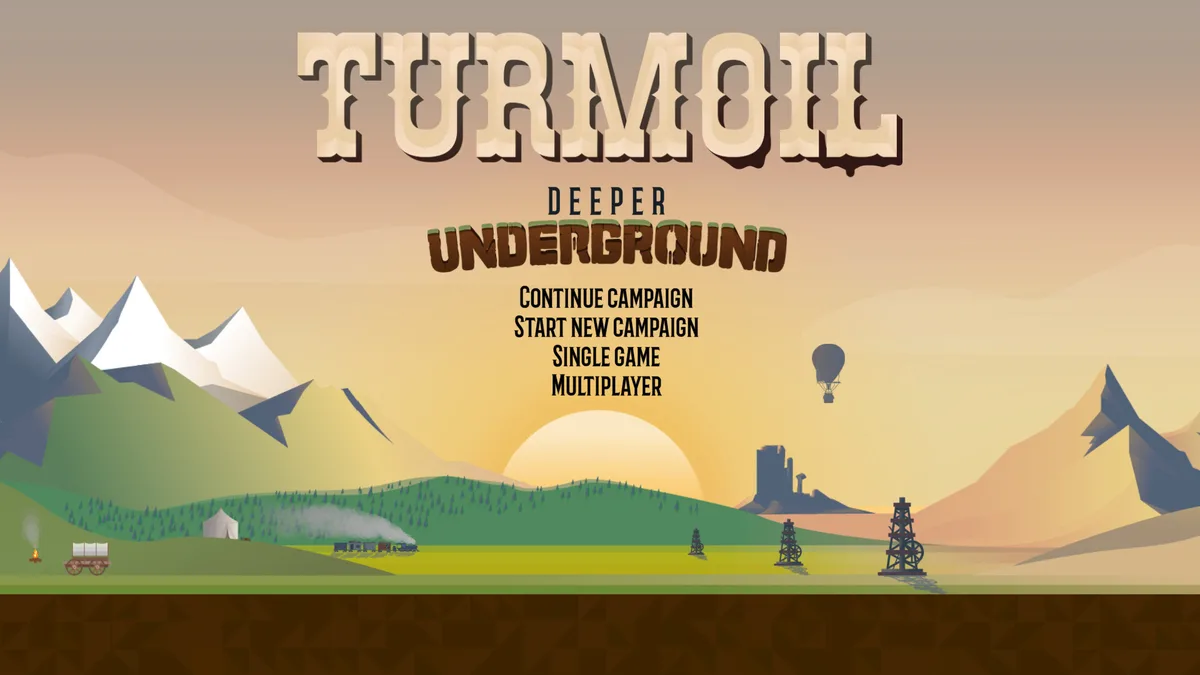 Steam game code card for Turmoil Deeper Underground on PC