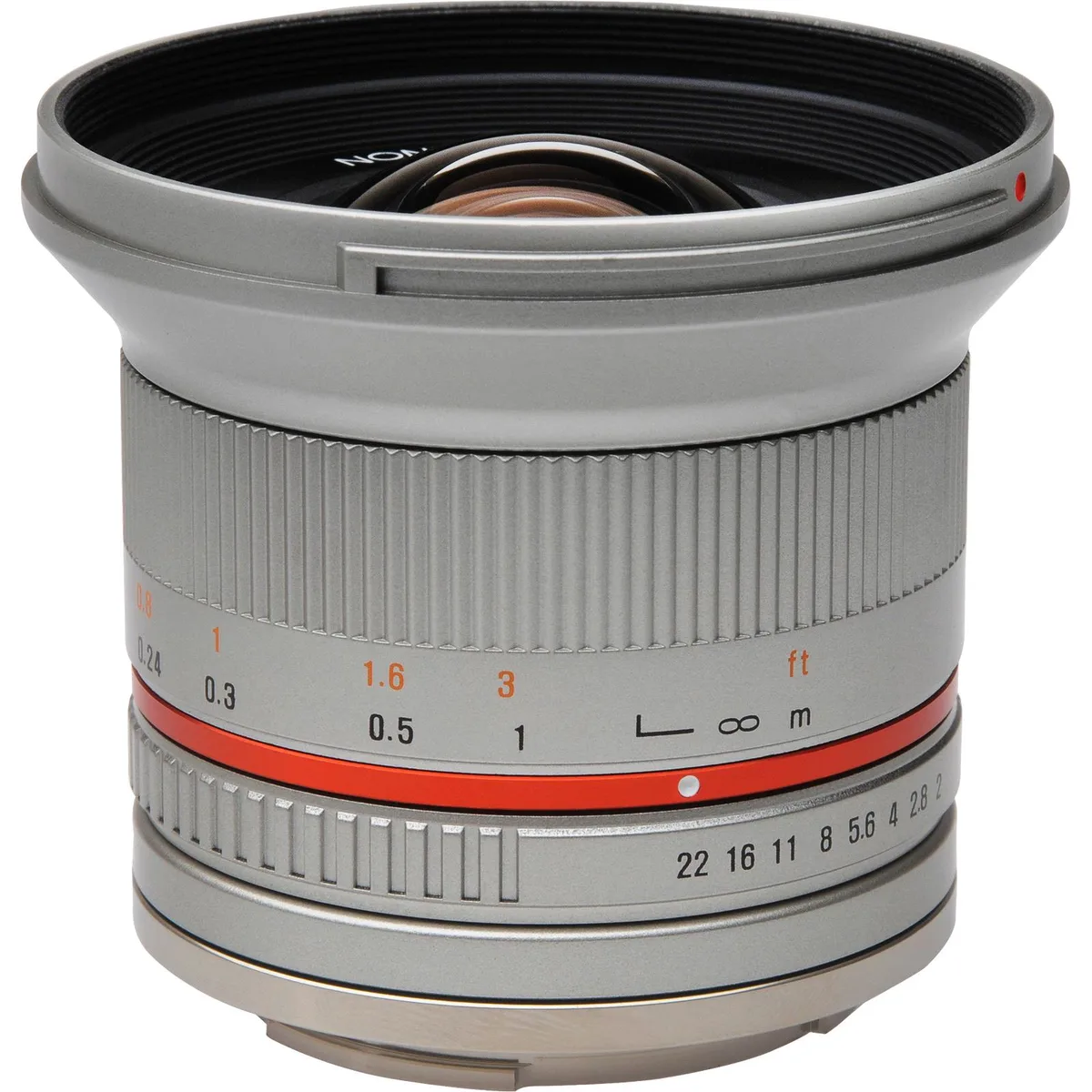 Rokinon Rokinon 12mm f/2.0 Ultra Wide Angle Lens Silver Sony E-Mount — product photo