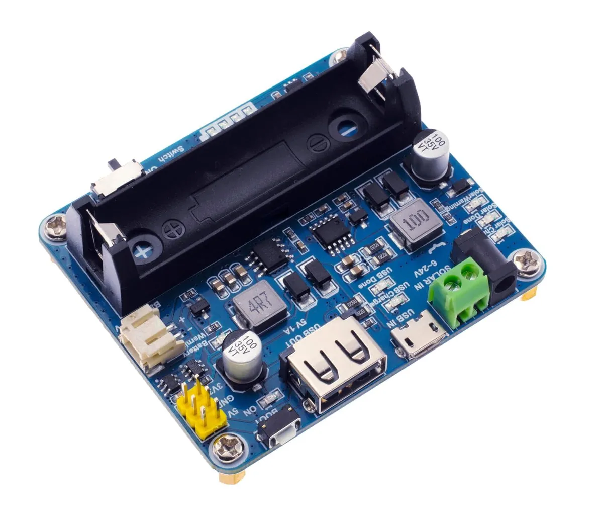 LORDWORLD LORDWORLD Solar Power Management Module 24V 3.3V/5V development board — product photo