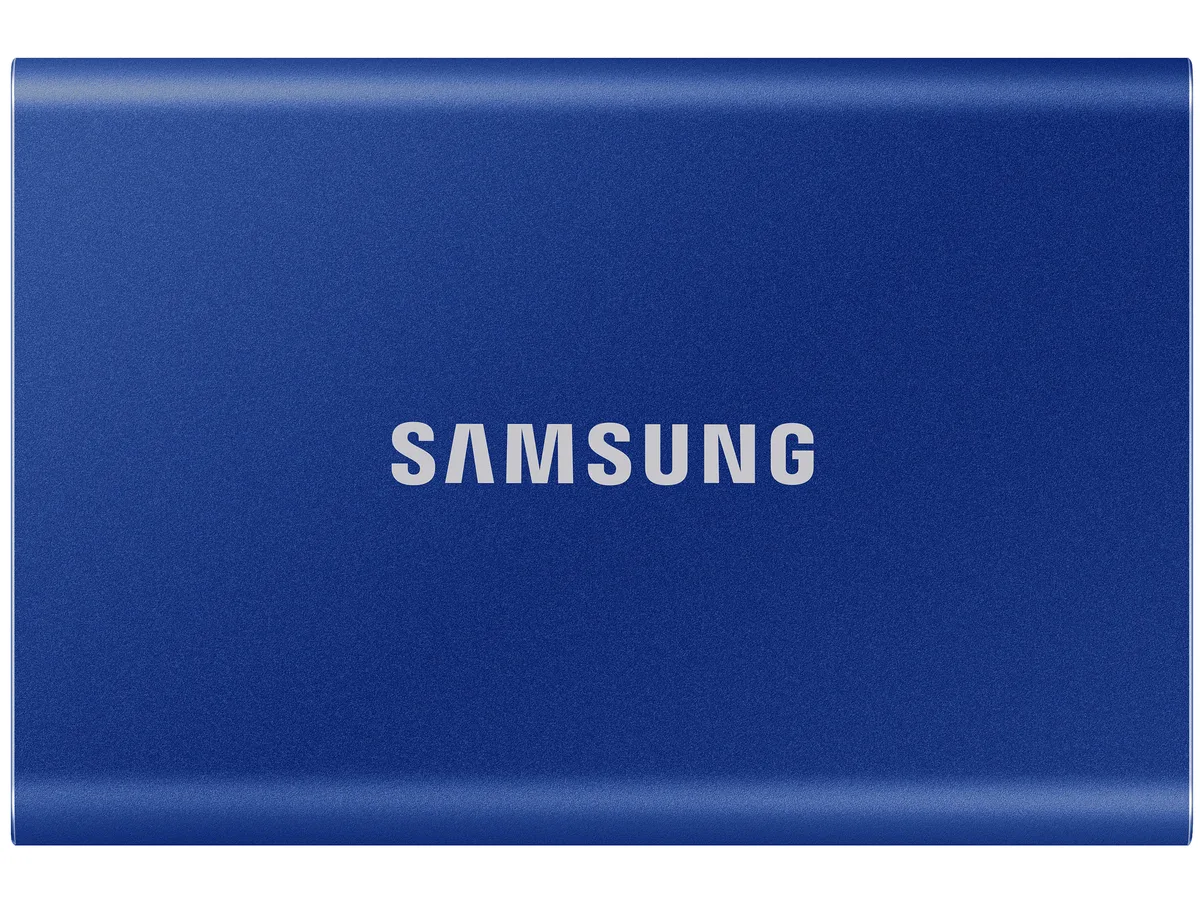 SAMSUNG SAMSUNG T7 Portable SSD 1TB Blue MU-PC1T0H/AM — product photo