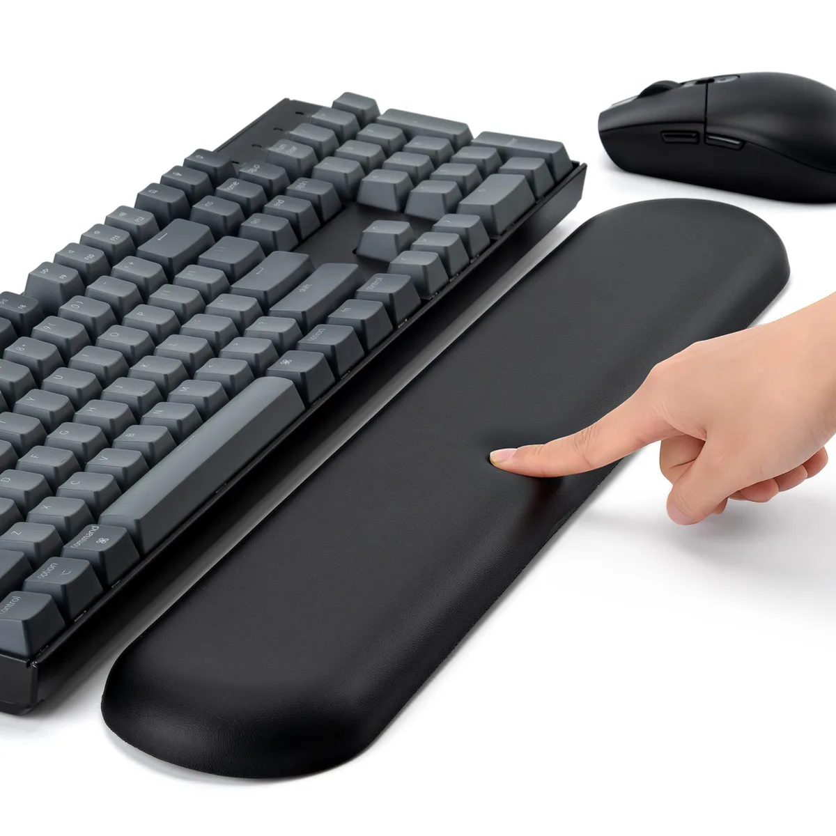 ASFSKY Keyboard Wrist Rest Full-Size 17.7 in Black — product photo