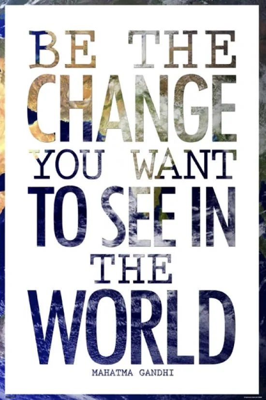 Rectangular poster print 24 by 36 inches with inspirational text on white paper
