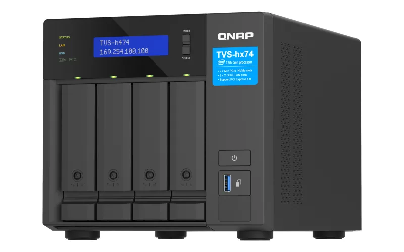 Qnap Qnap TVS-h674-i3-16G-US 6-bay NAS i3-12100 16GB DDR4 — product photo
