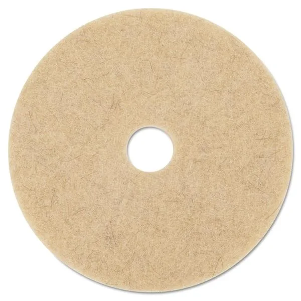 3M 3M MCO 19008 20 Inch 3500 Nat Blend Hi-Speed Burnish Pad Tan vacuum accessory — product photo