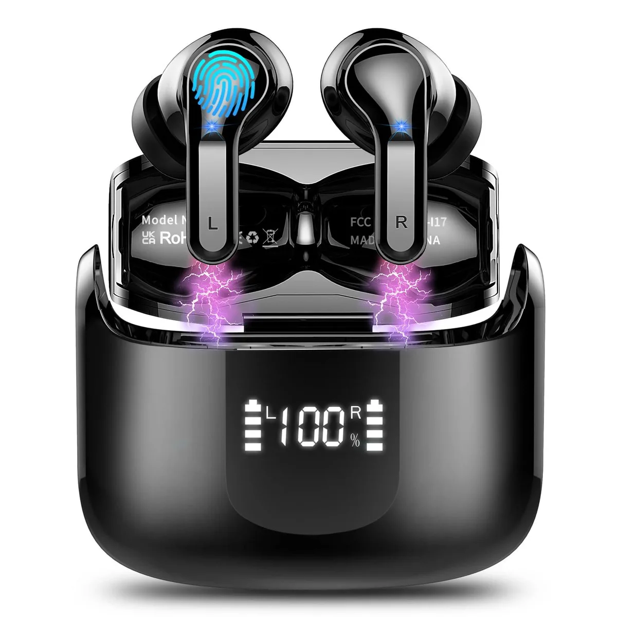 DNBeffulgent DNBeffulgent I13 in-ear headphones Bluetooth 5.3 40 h black — product photo
