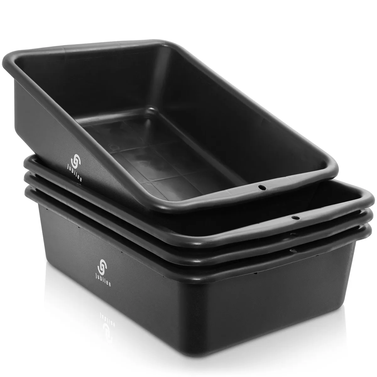 Jubilee Jubilee 20L Black Laundry Tub 4-Pack — product photo