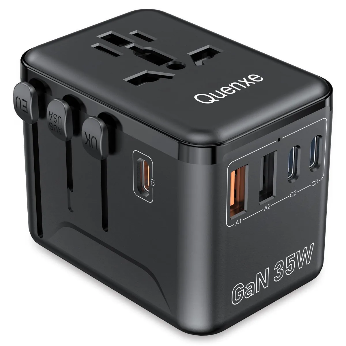  Tripp Lite OL-A01-PQ35 35W 6-Port International Power Adapter Blue — product photo