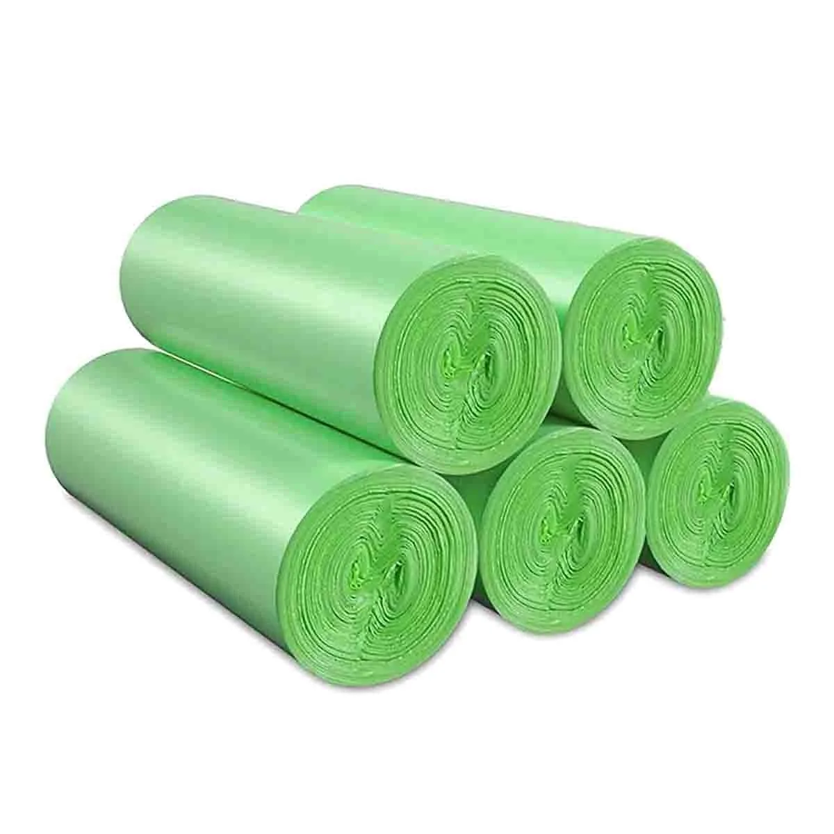  SIRAHOSI LC-0000100 3 gallon biodegradable garbage bags 100 count green — product photo