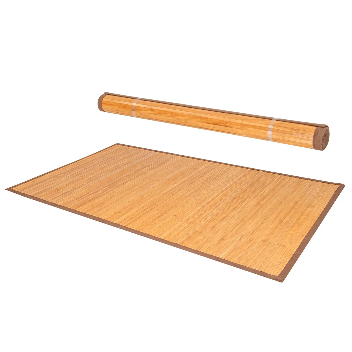 SlickBlue SlickBlue 5 x 8 Feet Bamboo Area Rug Natural — product photo