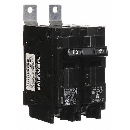SIEMENS SIEMENS B280 Miniature Circuit Breaker 80A 2 Pole 120/240V AC — product photo