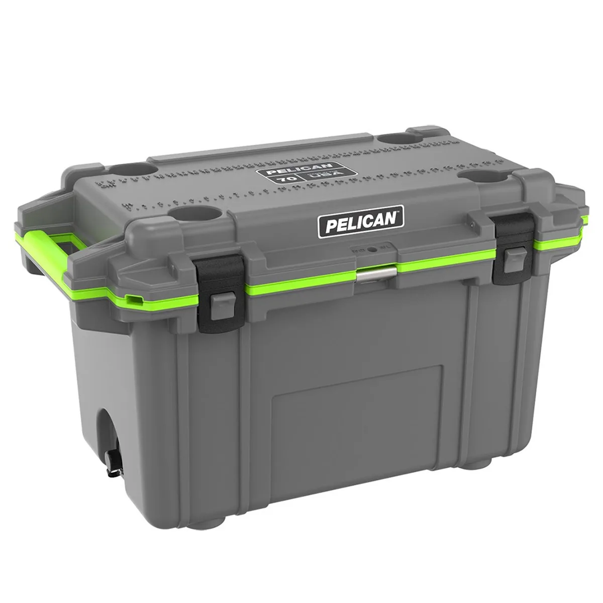 Pelican Products, Inc. Pelican Products, Inc. 70QT Elite Cooler Dark Gray/Green — product photo
