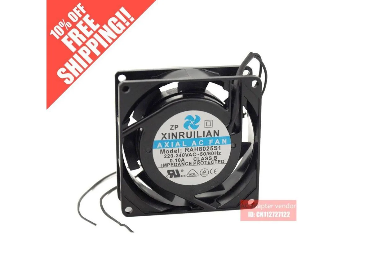Fans Fans RAH8025S1 220/240V 0.10A 8025 case fan — product photo