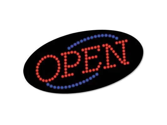Cosco Industries, Inc. Cosco Industries, Inc. 098099 LED "Open" sign 10.5 x 20.13" red blue — product photo