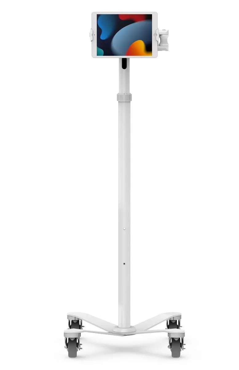 Compulocks Brands, Inc. Compulocks Brands, Inc. Universal Tablet Cling Medical Rolling Cart Extended White — product photo