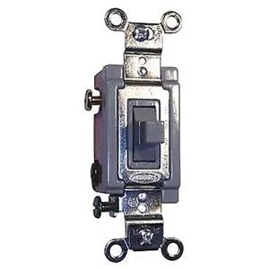 Hubbell Incorporated Hubbell Incorporated HBL1557GY 20A 120/277V Toggle Switch Gray — product photo