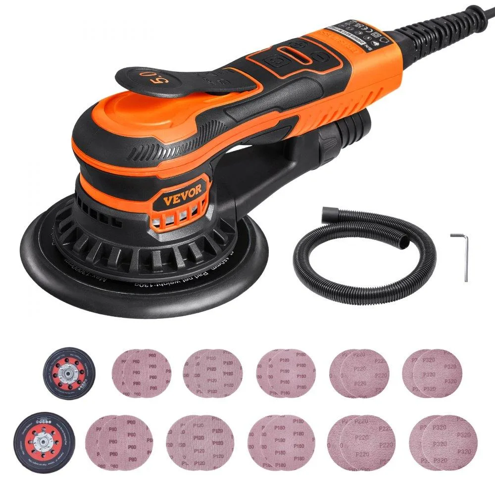 VEVOR VEVOR Random Orbital Sander 5 &amp; 6-Inch 350W 10000 RPM R7313 — product photo