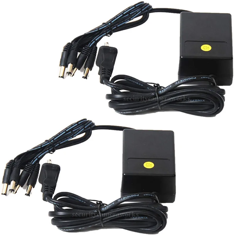 VideoSecu VideoSecu PW154A2 4-channel 12 V 2 A power supply (2 pack) — product photo
