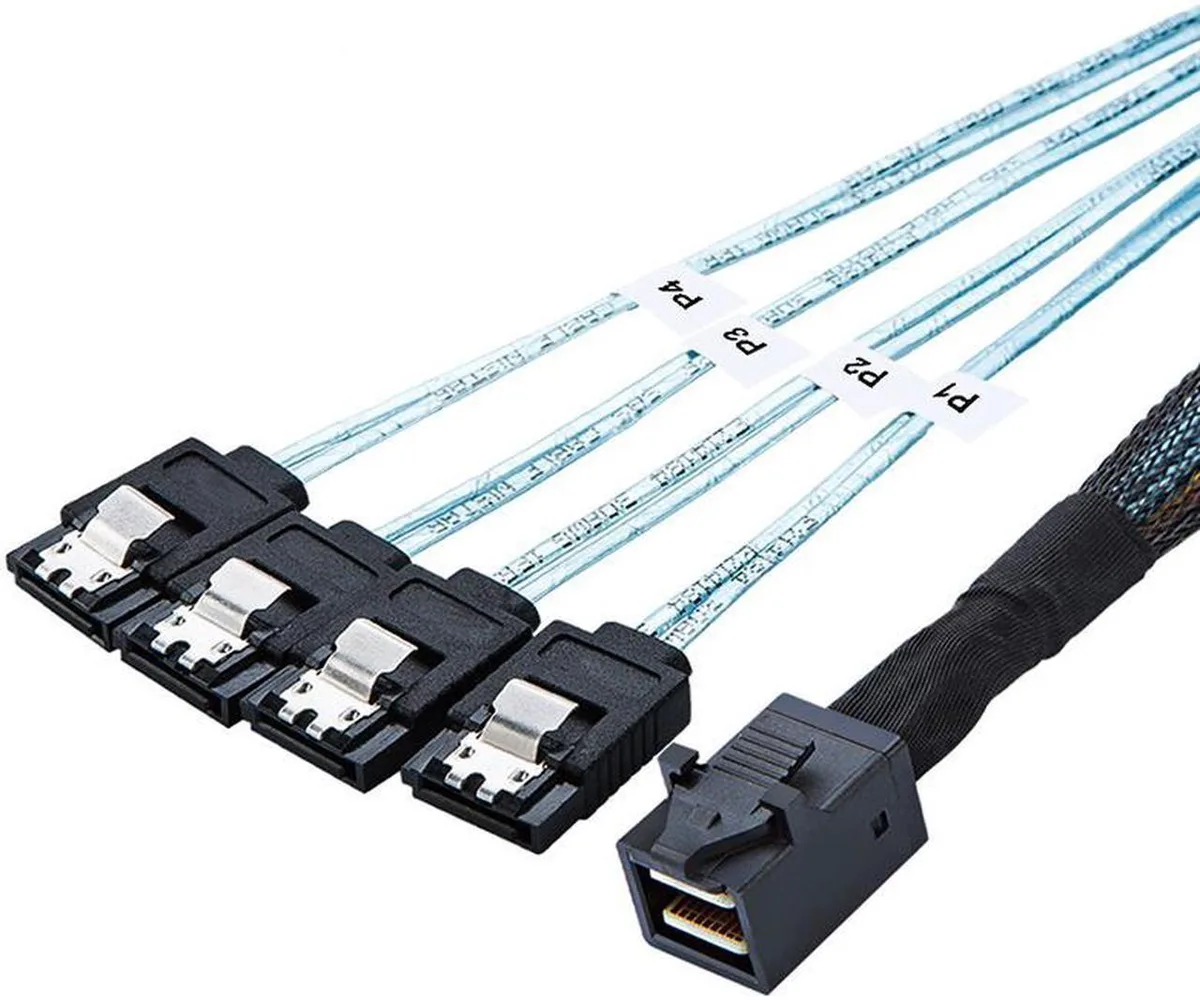 Vszerda Vszerda SFF-8643 to 4 SATA cable 100cm — product photo