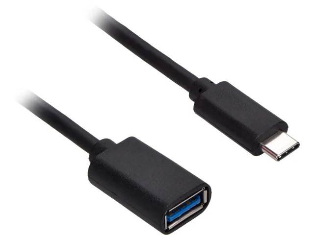Nippon Labs Nippon Labs 30UC-31CA2 USB 3.1 Gen 1 Type C Male to USB A Female Adapter Black — product photo