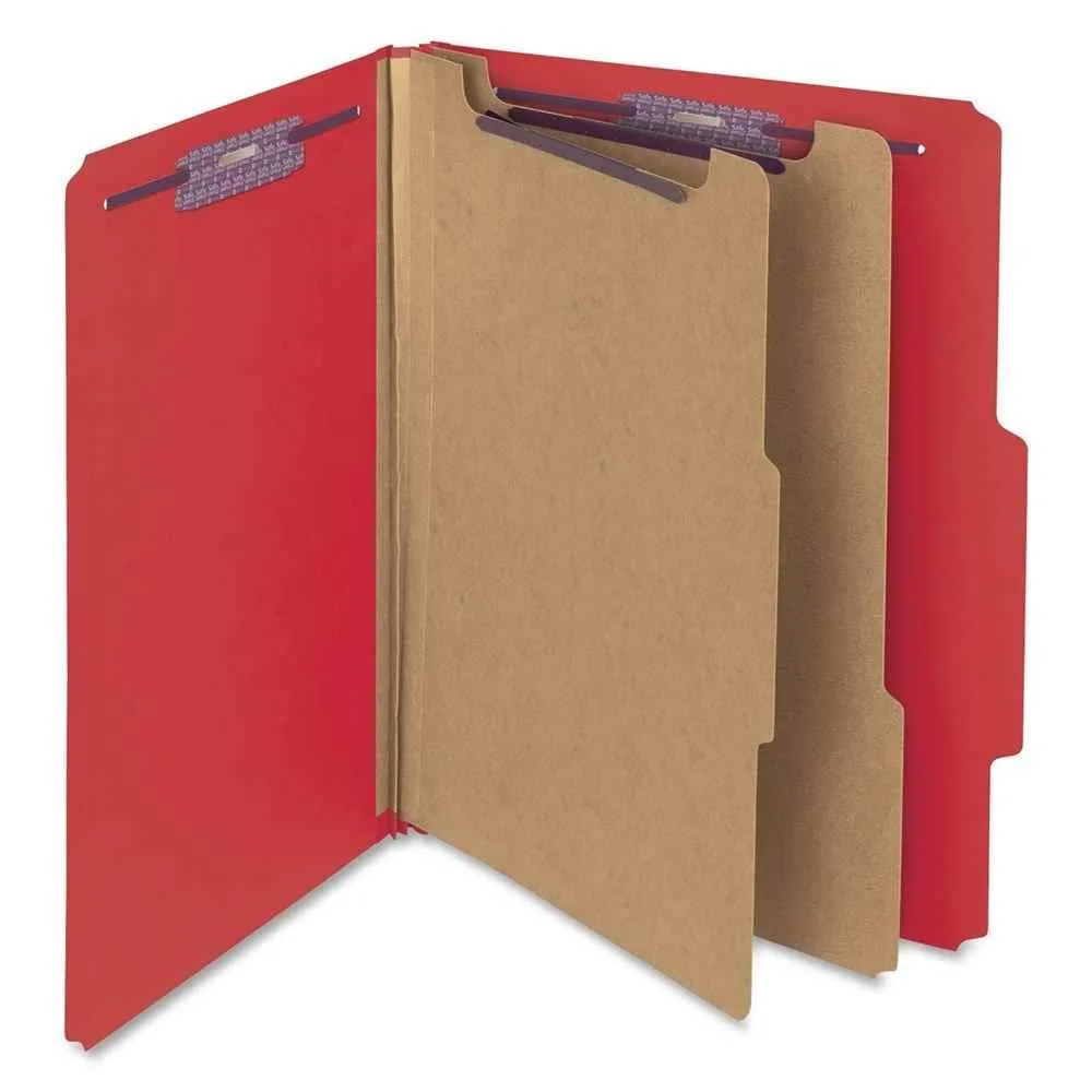 Smead Smead 14202 Classification Folder Accessory 20 pt PressGuard 2 Dividers 2" Expansion Letter Size — product photo