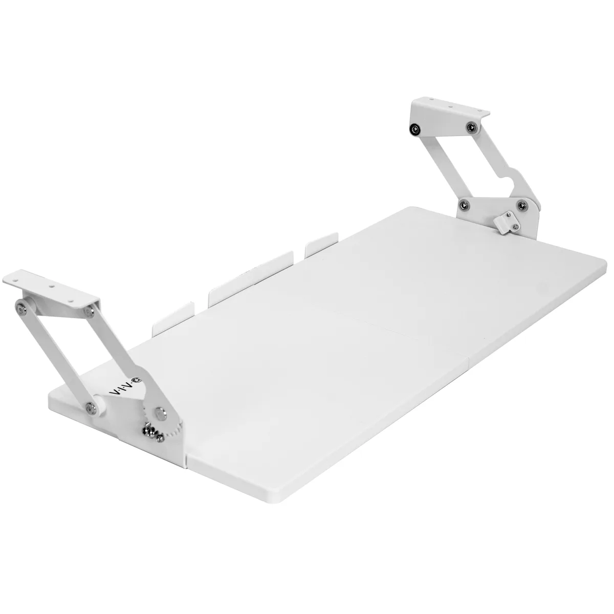 VIVO VIVO White Under-Desk Keyboard Tray Swing Height Adjust 26.8x11 11 lbs — product photo