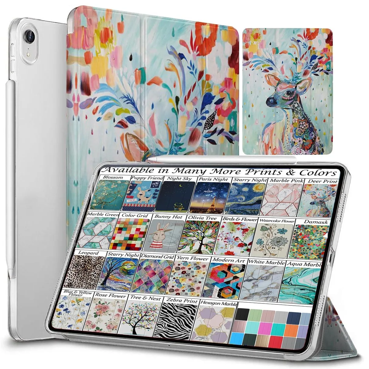 BoYata BoYata iPad 10.9 10th Gen 2022 Case Deer Print 2 in 1 accessory — product photo