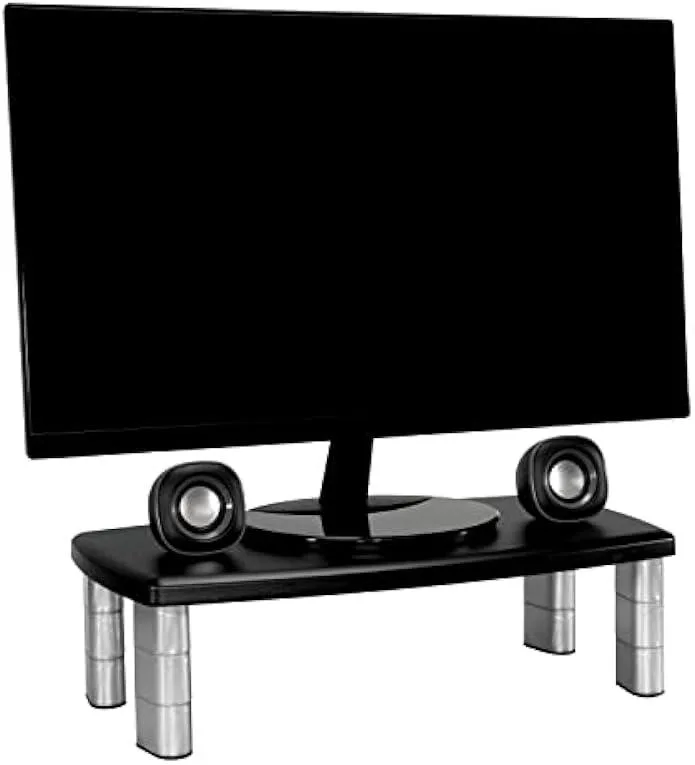 TAURKENAM TAURKENAM Monitor Stand 16 in 40 lbs Silver Black — product photo