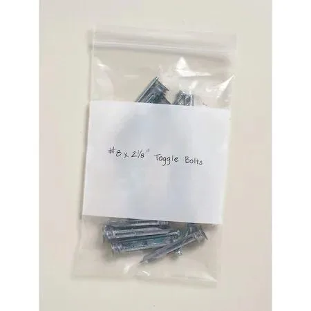 Zoro Select Zoro Select 8AV27 Reclosable Bag Zip Seal 10 in L 8 in W 2 mil Low 1000 pcs — product photo