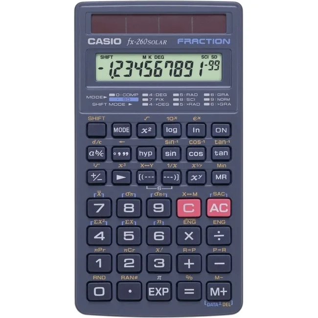 CASIO CASIO FX-260SLR-PK Solar Scientific Calculator Pink — product photo