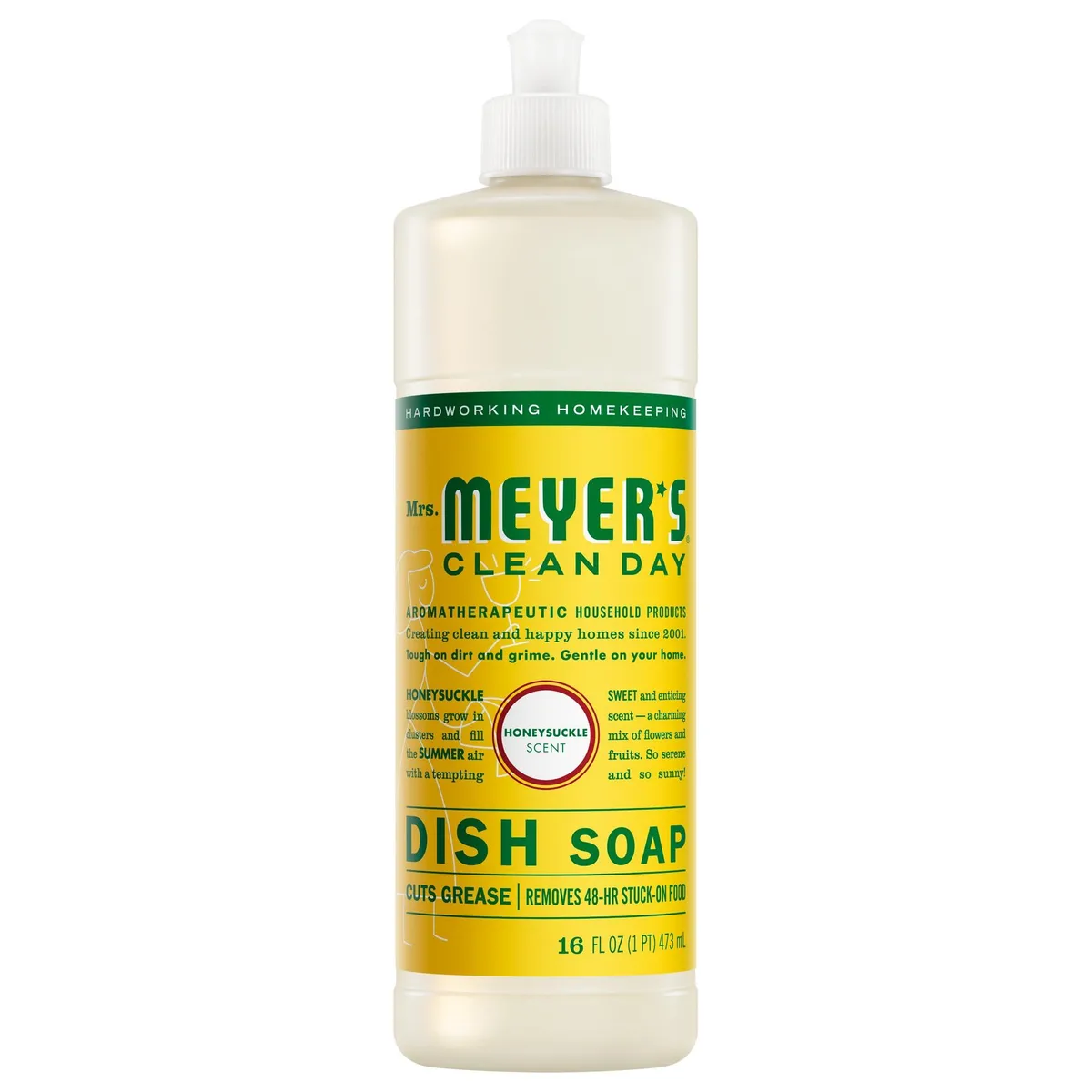 CLEAN DAY Honeysuckle liquid cleaner in 16 fl oz bottle