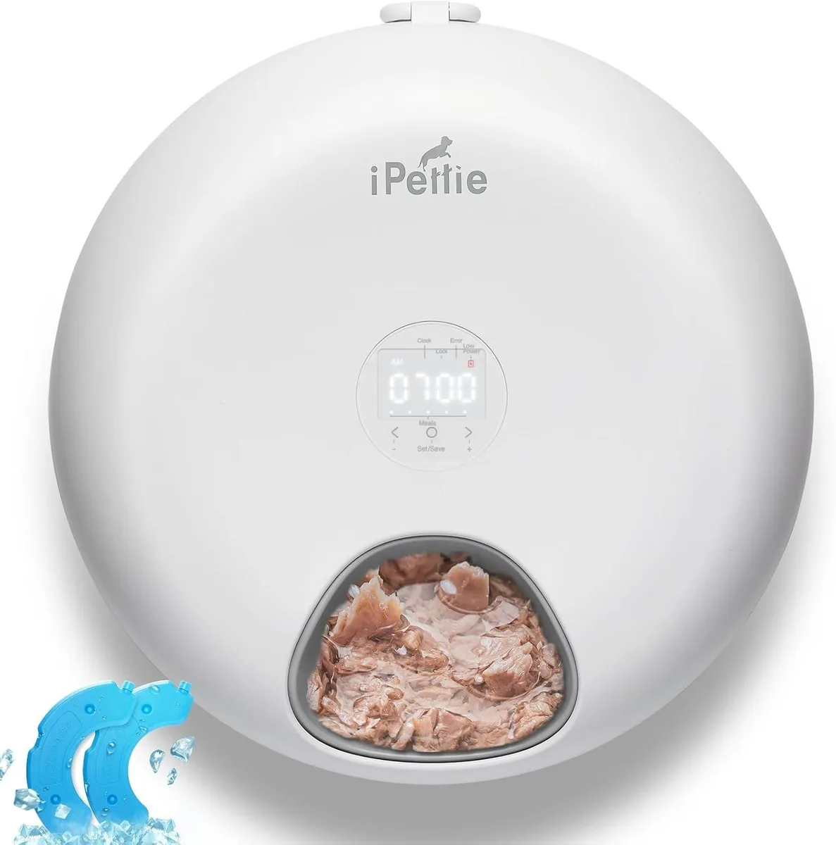 GCROWN GCROWN Frost 6 Meal Cordless Automatic Pet Feeder — product photo