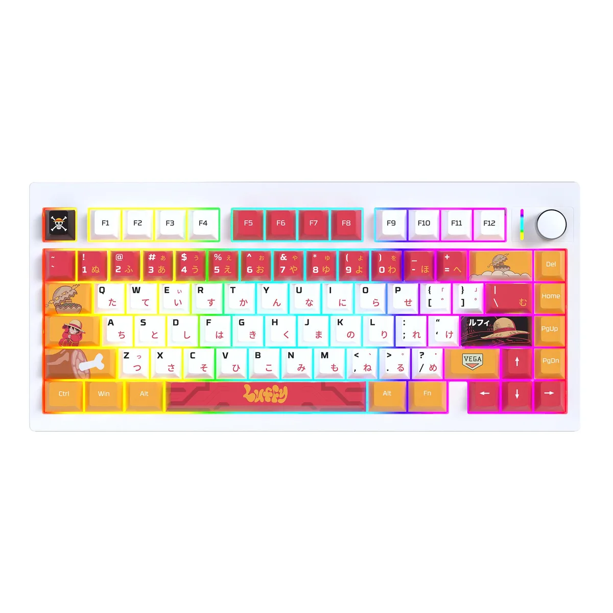 Fantech Fantech NumberMK921 gaming keyboard 80 keys RGB 46 modes 2.4 BT wired 4000 mAh — product photo