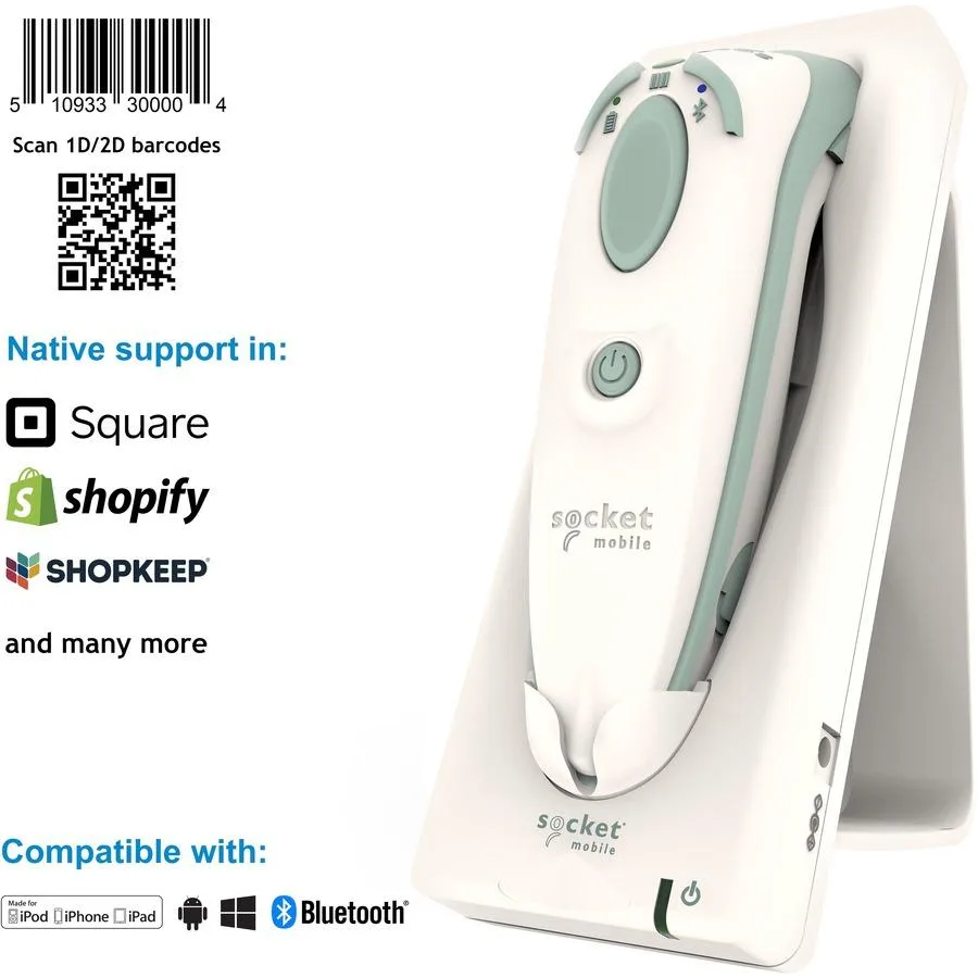 Socket Mobile, Inc. Socket Mobile DuraScan D755 Healthcare Ultimate barcode scanner — product photo