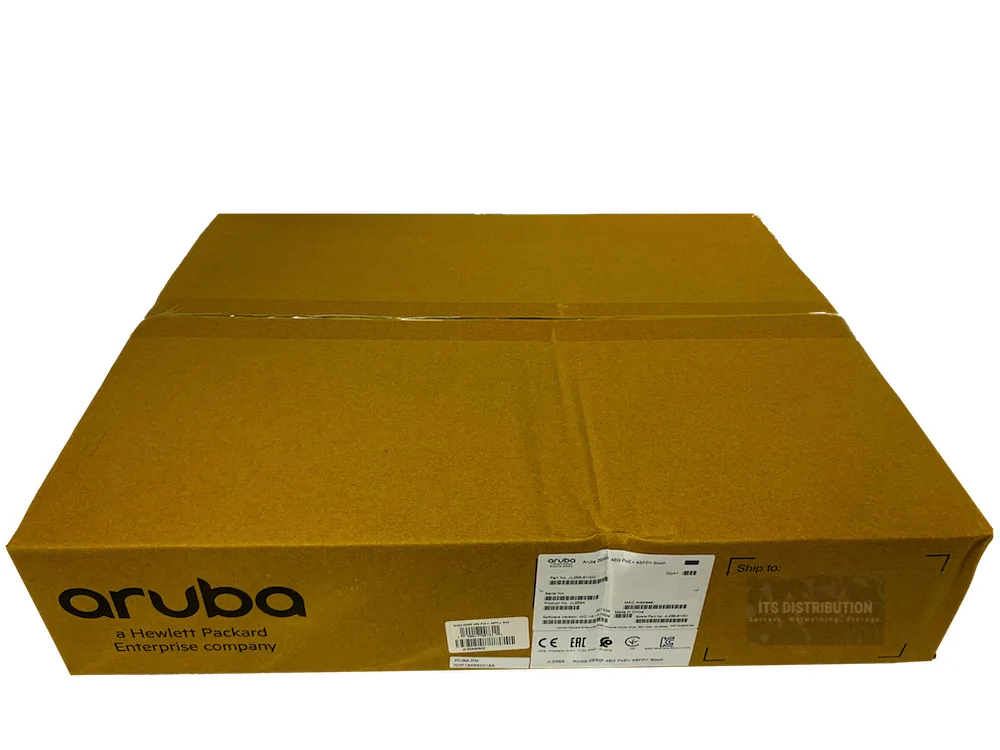 HPE HPE Aruba 2930F 48G PoE+ 4SFP+ network switch — product photo