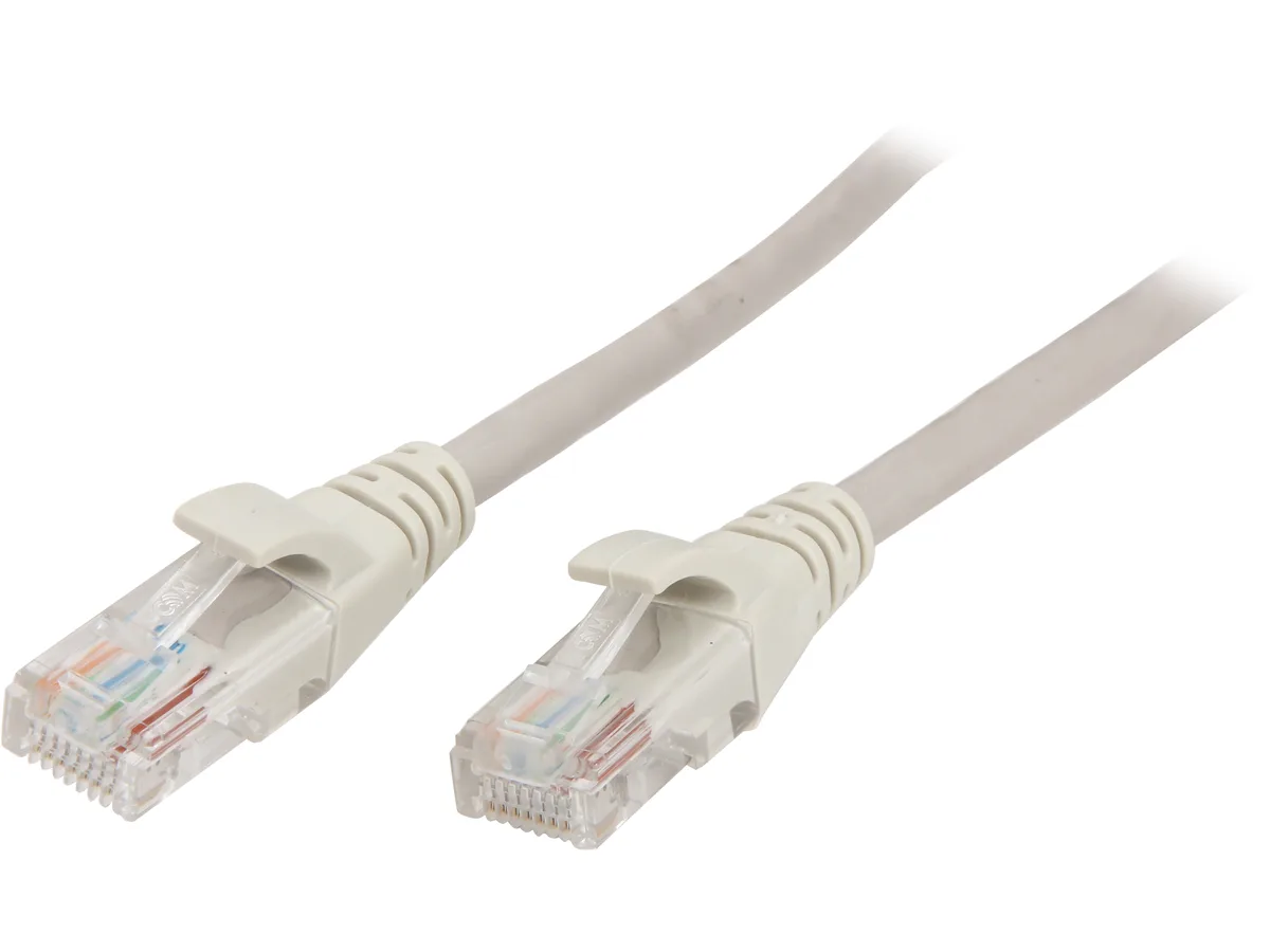 VCOM International Ltd VCOM International Ltd NP511-5-GRAY Cat5e UTP Molded Patch Cable 5.0 ft Gray — product photo