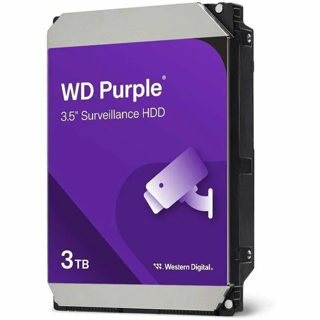 Western Digital Western Digital WD Purple WD34PURZ 3 TB 3.5" SATA internal hard drive — product photo
