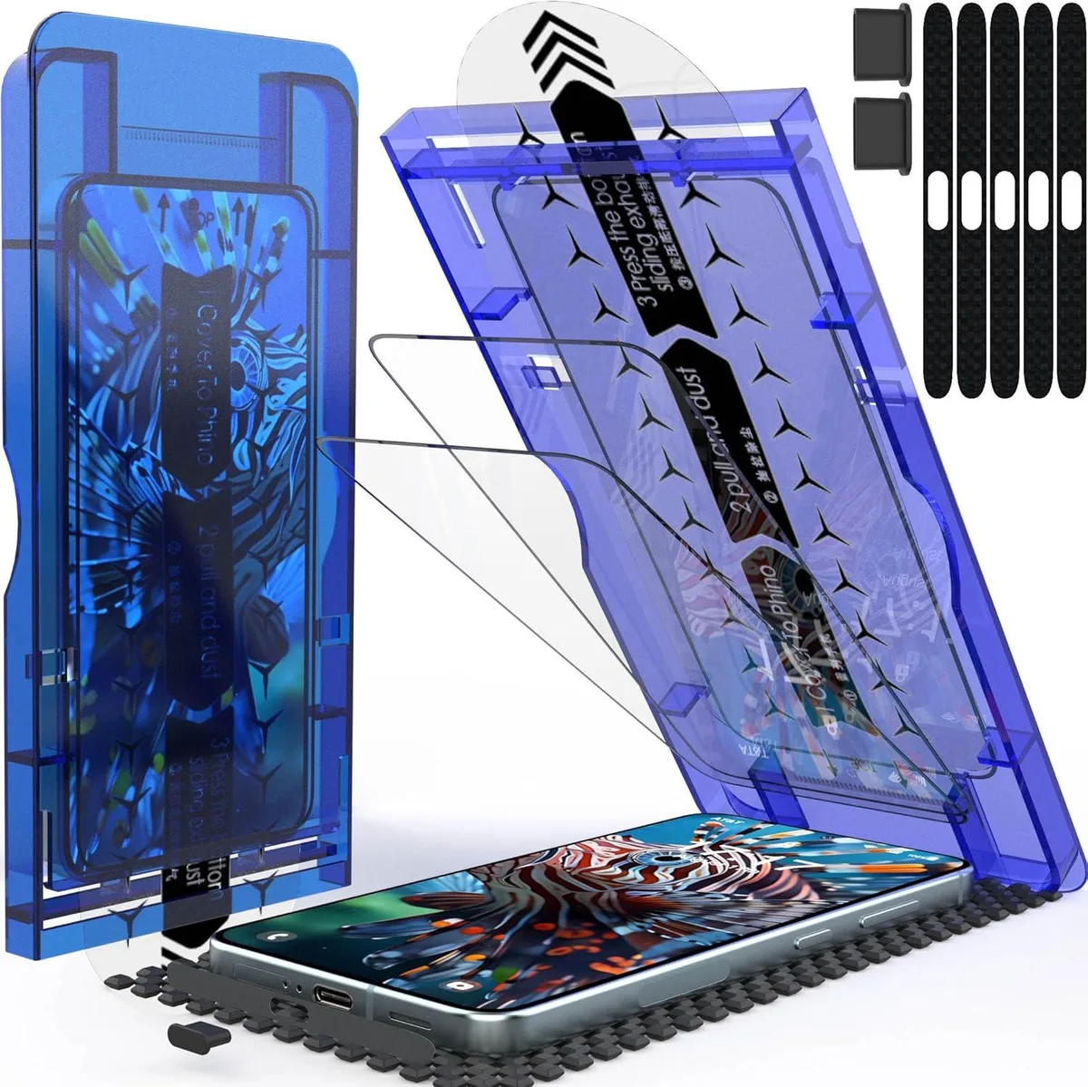 NuoTo NuoTo 3 Pack Screen Protector Tempered Glass for Galaxy S23 S22 — product photo