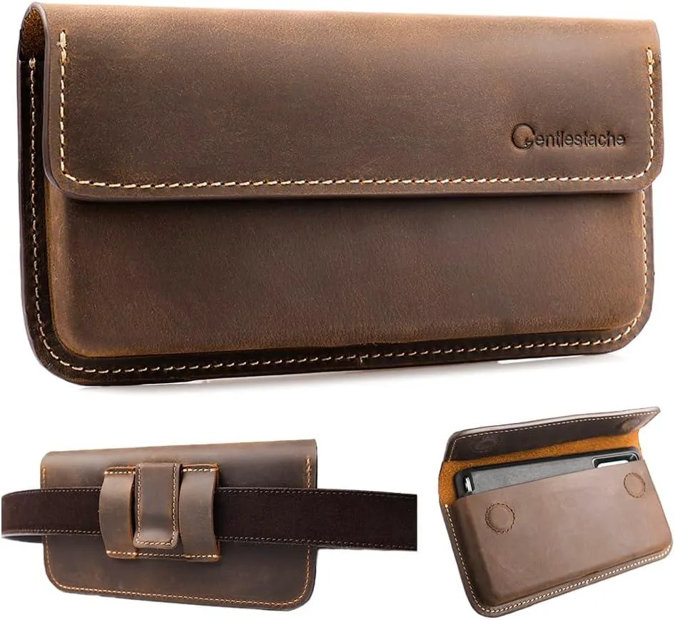 TAURKENAM TAURKENAM X-Large Leather Phone Holster XL case — product photo