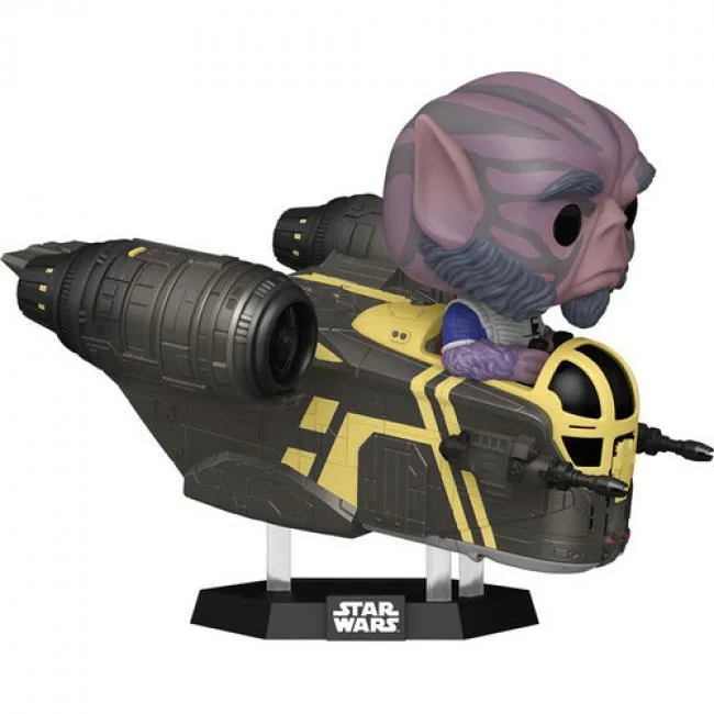 Funko Funko 92565 POP Rides Deluxe Star Wars Zeb Orrelios in Razor Crest action figure — product photo