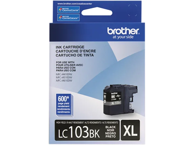 Brother Brother LC103BK High Yield Black Ink Cartridge 600 Pages — product photo