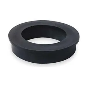 Flexible PVC bushing trap QB-43, cylindrical form, smooth grey finish