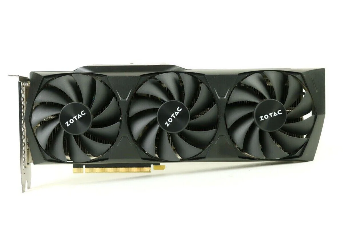 ZOTAC ZOTAC GeForce RTX 3070 8GB GDDR6 Black Triple Fans graphics card — product photo