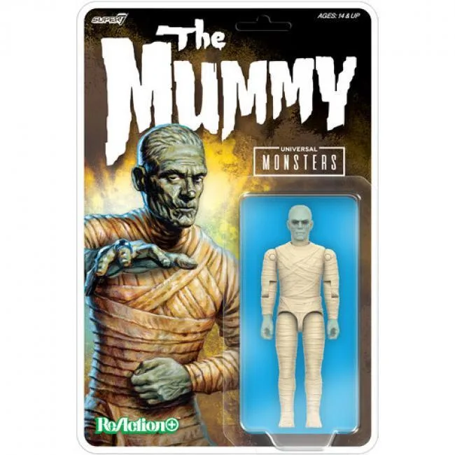 Super7 Super7 Universal Monsters ReAction+ Wv2 The Mummy 3.75\" 12pt OR-UNIV-10510 action figure — product photo
