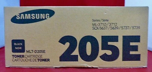 SAMSUNG SAMSUNG MLT-D205E Black Toner Cartridge 10,000 Pages — product photo
