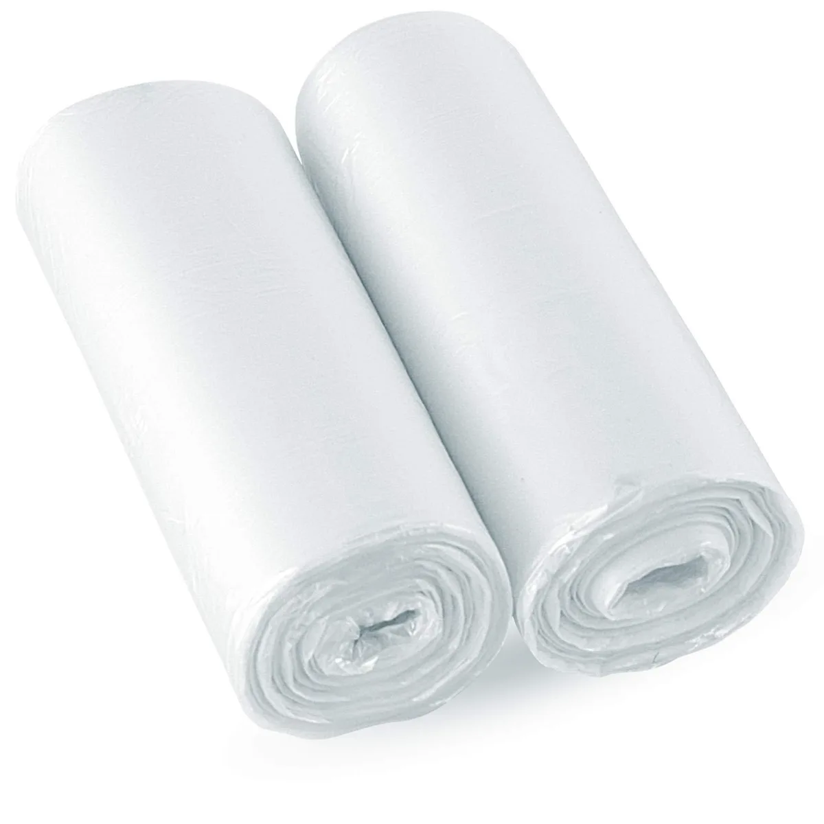  Trash Bags 100 Count 4 Gallon Clear Disposable Pack — product photo
