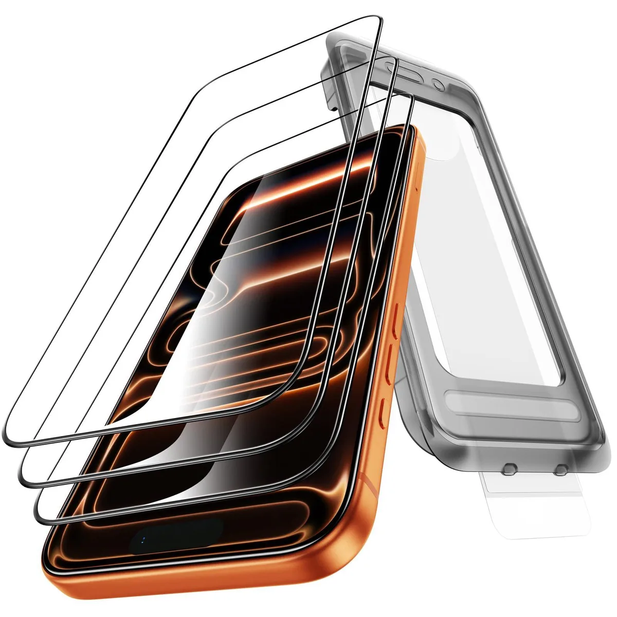  Smeliev iPhone 17 Pro Screen Protector 3 Pack 9H+ 6.3 inch — product photo