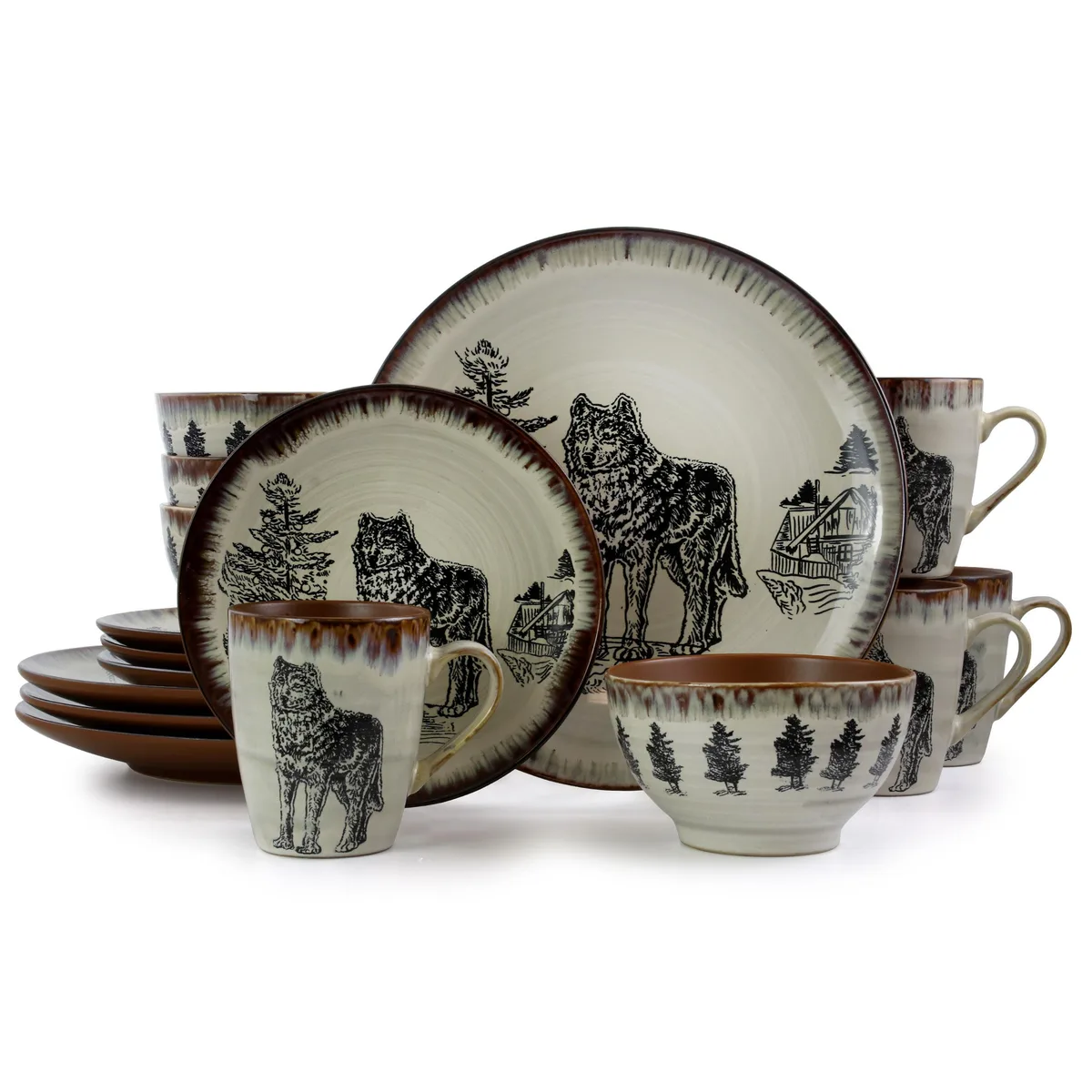 Elama Elama 510112048M 16-piece dinnerware set — product photo