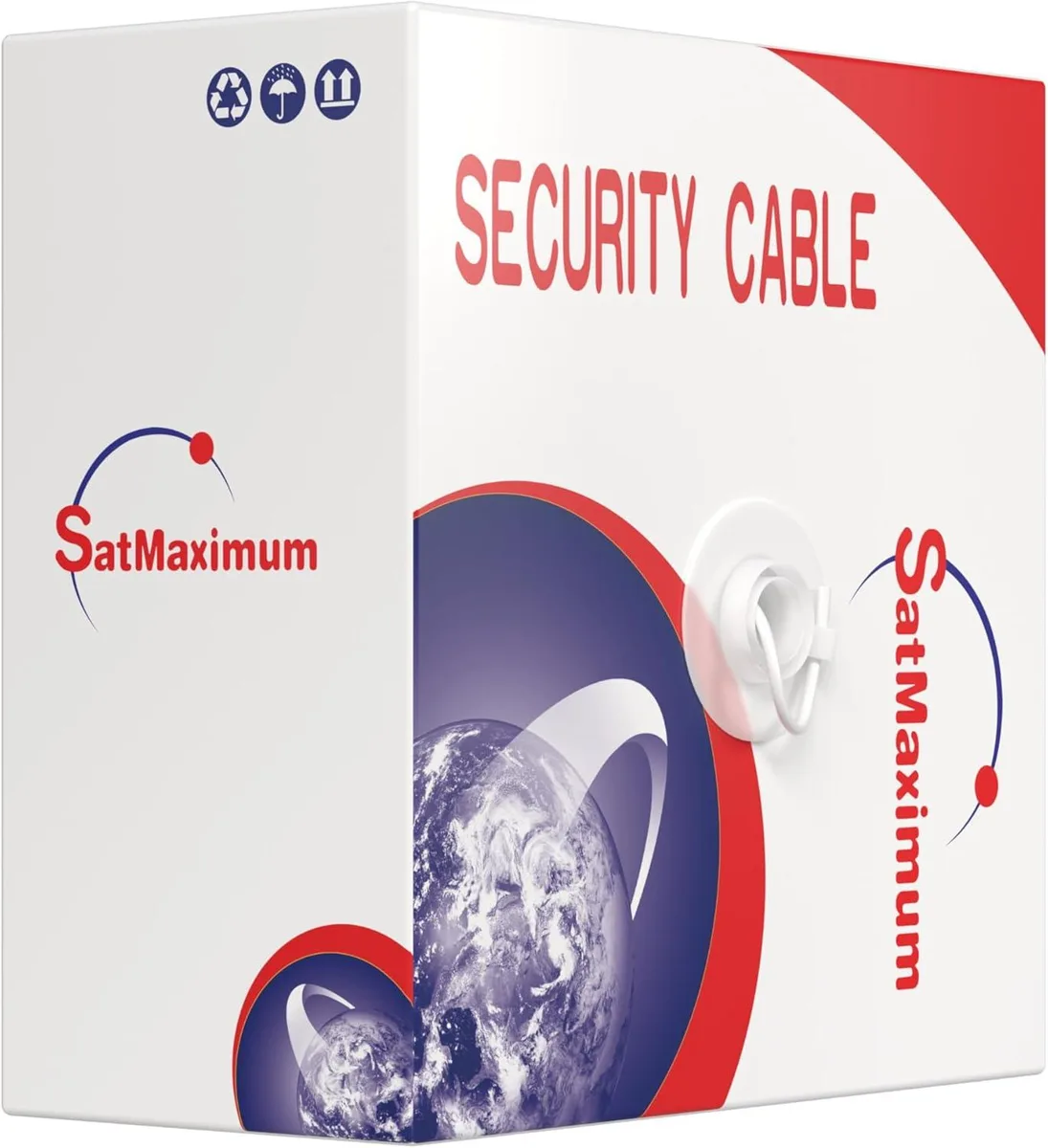 Cables Direct Online Cables Direct Online 18/2 Stranded CCA Alarm Wire 500ft White — product photo